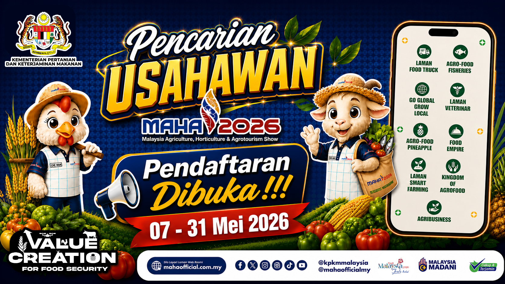 MAHA Dibuka
